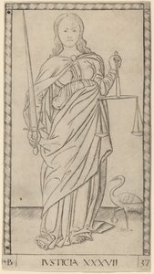 justiça de Master of the E Series Tarocchi