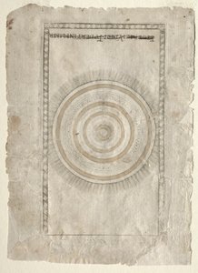 A esfera empírea do Tarocchi, série A ..., antes de 1467. de Master of the E Series Tarocchi