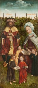 Tríptico A Família de Santa Ana, painel direito, ca 1500-1510. de Master of the Family of Saint
