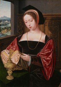Uma Senhora a Ler (Santa Maria Madalena), c.1530 (óleo sobre painel)