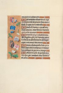 Horas da rainha Isabel, a Católica, rainha de Espanha:  Fol. 100v de Master of the First Prayerbook of Maximillian