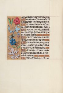 Horas da rainha Isabel, a católica, rainha da Espanha: Fol. 128v, c. 1500. de Master of the First Prayerbook of Maximillian