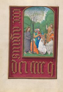 Horas da rainha Isabel, a católica, rainha da Espanha: Fol. 169v, São João Batista, c. 1500. de Master of the First Prayerbook of Maximillian