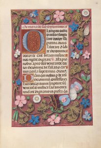 Horas da rainha Isabel, a católica, rainha da Espanha: Fol. 186r, c. 1500. de Master of the First Prayerbook of Maximillian