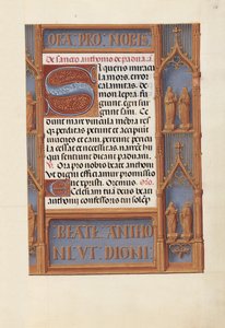 Horas da rainha Isabel, a católica, rainha da Espanha: Fol. 188r, c. 1500. de Master of the First Prayerbook of Maximillian