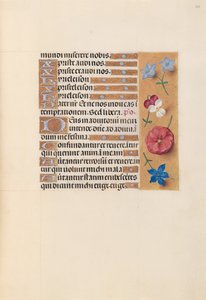 Horas da rainha Isabel, a católica, rainha da Espanha: Fol. 215r, c. 1500. de Master of the First Prayerbook of Maximillian