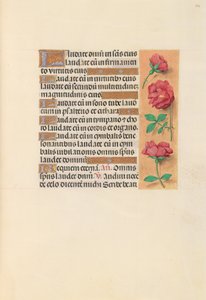 Horas da rainha Isabel, a católica, rainha da Espanha: Fol. 254r, c. 1500. de Master of the First Prayerbook of Maximillian