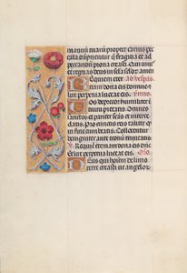 Horas da rainha Isabel, a católica, rainha da Espanha: Fol. 28v, c. 1500. de Master of the First Prayerbook of Maximillian