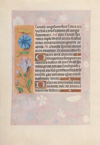 Horas da rainha Isabel, a católica, rainha da Espanha: Fol. 32v, c. 1500. de Master of the First Prayerbook of Maximillian