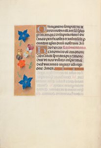 Horas da rainha Isabel, a católica, rainha da Espanha: Fol. 36v, c. 1500. de Master of the First Prayerbook of Maximillian