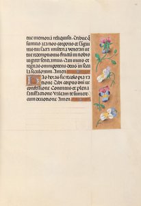Horas da rainha Isabel, a católica, rainha da Espanha: Fol. 49r, c. 1500. de Master of the First Prayerbook of Maximillian