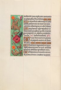 Horas da rainha Isabel, a católica, rainha da Espanha: Fol. 52v, c. 1500. de Master of the First Prayerbook of Maximillian