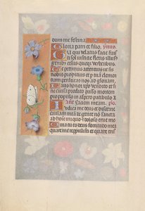 Horas da rainha Isabel, a católica, rainha da Espanha: Fol. 61v, c. 1500. de Master of the First Prayerbook of Maximillian