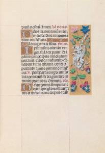 Horas da rainha Isabel, a católica, rainha da Espanha: Fol. 84r, c. 1500. de Master of the First Prayerbook of Maximillian