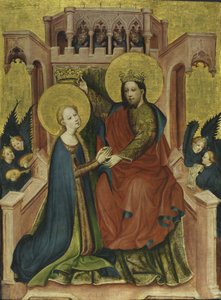 Coroação da Virgem de Master of the Fröndenberg Altarpiece