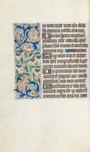Livro de Horas de Uso de Rouen: fol. 106r, c. 1470 de Master of the Geneva Latini