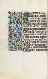 Livro de Horas de Uso de Rouen: fol. 107v, c. 1470 de Master of the Geneva Latini