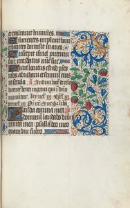 Livro de Horas de Uso de Rouen: fol. 108r, c. 1470 de Master of the Geneva Latini