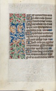 Livro de Horas de Uso de Rouen: fol. 110v, c. 1470 de Master of the Geneva Latini
