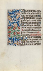 Livro de Horas de Uso de Rouen: fol. 111v, c. 1470 de Master of the Geneva Latini