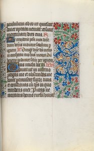 Livro de Horas de Uso de Rouen: fol. 124r, c. 1470 de Master of the Geneva Latini