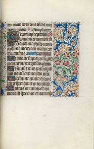 Livro de Horas de Uso de Rouen: fol. 125r, c. 1470 de Master of the Geneva Latini