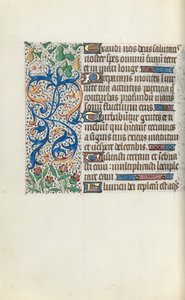 Livro de Horas de Uso de Rouen: fol. 136v, c. 1470 de Master of the Geneva Latini