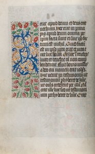 Livro de Horas de Uso de Rouen: fol. 13v, c. 1470 de Master of the Geneva Latini