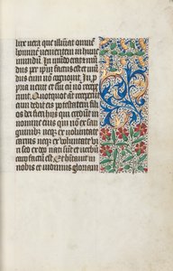 Livro de Horas de Uso de Rouen: fol. 14r, c. 1470 de Master of the Geneva Latini