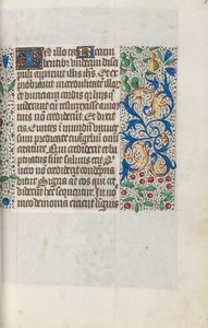 Livro de Horas de Uso de Rouen: fol. 18r, c. 1470 de Master of the Geneva Latini