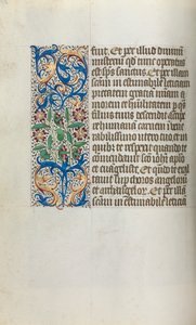 Livro de Horas de Uso de Rouen: fol. 19v, c. 1470 de Master of the Geneva Latini