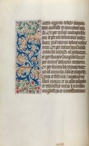 Livro de Horas de Uso de Rouen: fol. 20v, c. 1470 de Master of the Geneva Latini