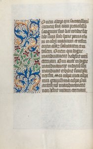 Livro de Horas de Uso de Rouen: fol. 23v, c. 1470 de Master of the Geneva Latini