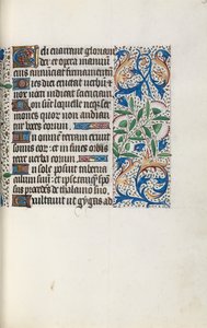 Livro de Horas de Uso de Rouen: fol. 32r, c. 1470 de Master of the Geneva Latini