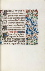 Livro de Horas de Uso de Rouen: fol. 36r, c. 1470 de Master of the Geneva Latini
