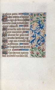 Livro de Horas de Uso de Rouen: fol. 38v, c. 1470 de Master of the Geneva Latini
