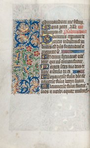Livro de Horas de Uso de Rouen: fol. 39b, c. 1470 de Master of the Geneva Latini