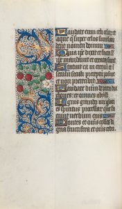 Livro de Horas de Uso de Rouen: fol. 44v, c. 1470 de Master of the Geneva Latini