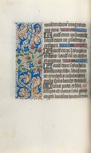 Livro de Horas de Uso de Rouen: fol. 46v, c. 1470 de Master of the Geneva Latini