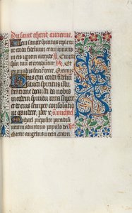 Livro de Horas de Uso de Rouen: fol. 50r, c. 1470 de Master of the Geneva Latini