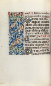 Livro de Horas de Uso de Rouen: fol. 50v, c. 1470 de Master of the Geneva Latini
