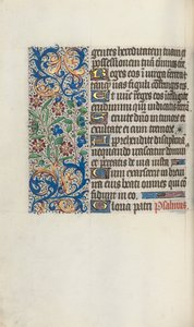 Livro de Horas de Uso de Rouen: fol. 58v, c. 1470 de Master of the Geneva Latini