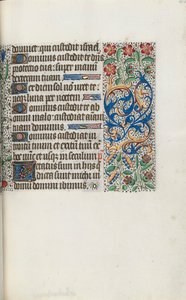 Livro de Horas de Uso de Rouen: fol. 62r, c. 1470 de Master of the Geneva Latini