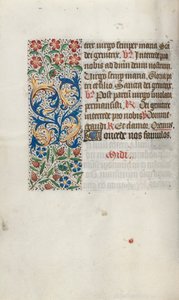 Livro de Horas de Uso de Rouen: fol. 63v, c. 1470 de Master of the Geneva Latini