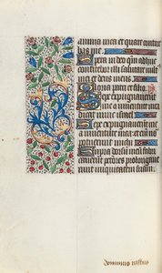 Livro de Horas de Uso de Rouen: fol. 76v, c. 1470 de Master of the Geneva Latini