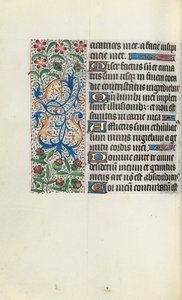 Livro de Horas de Uso de Rouen: fol. 83v, c. 1470 de Master of the Geneva Latini