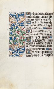 Livro de Horas de Uso de Rouen: fol. 85v, c. 1470 de Master of the Geneva Latini