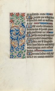 Livro de Horas de Uso de Rouen: fol. 86v, c. 1470 de Master of the Geneva Latini