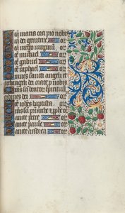Livro de Horas de Uso de Rouen: fol. 93r, c. 1470 de Master of the Geneva Latini