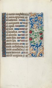 Livro de Horas de Uso de Rouen: fol. 94r, c. 1470 de Master of the Geneva Latini